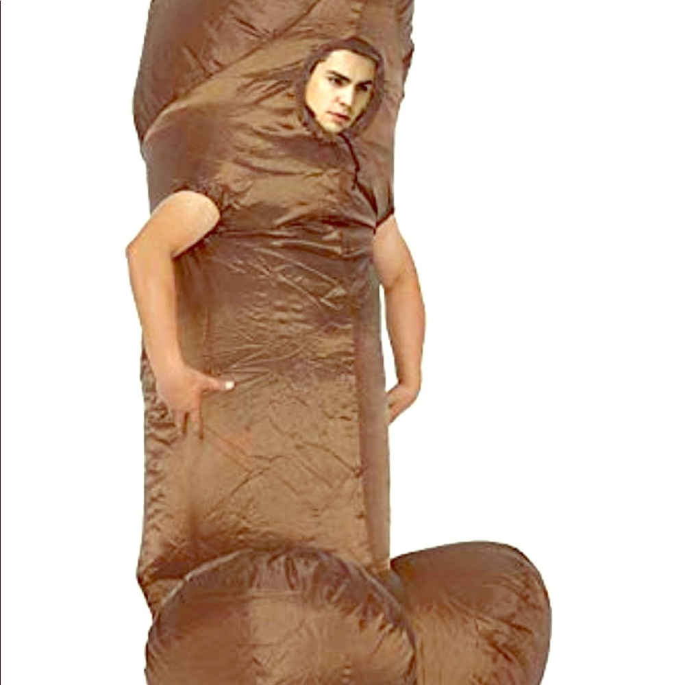 Blow up penis costume